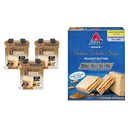 Atkins Chai Tea Latte Protein Shake met 15g Proteïne, 3g Net Carb, 1g Sugar + Atkins Peanut Butter Protein Wafer Crisps met 10g Proteïne, 4g Net Carb, 1g Sugar, 5 Tellen