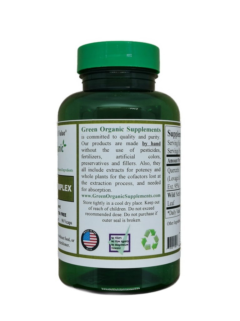 Groene biologische supplementen PMS, Mood Enhancer, Hormonale Balance, Hormonen, Hot Flashes (pakket van 1)
