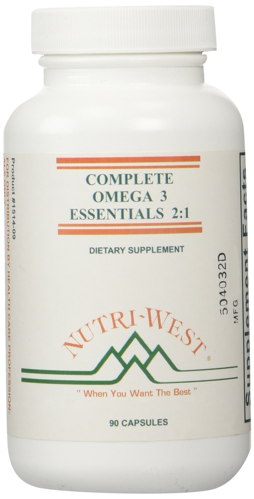 Nutri-West - Complete Omega-3 Essentials 2:1-90 capsules