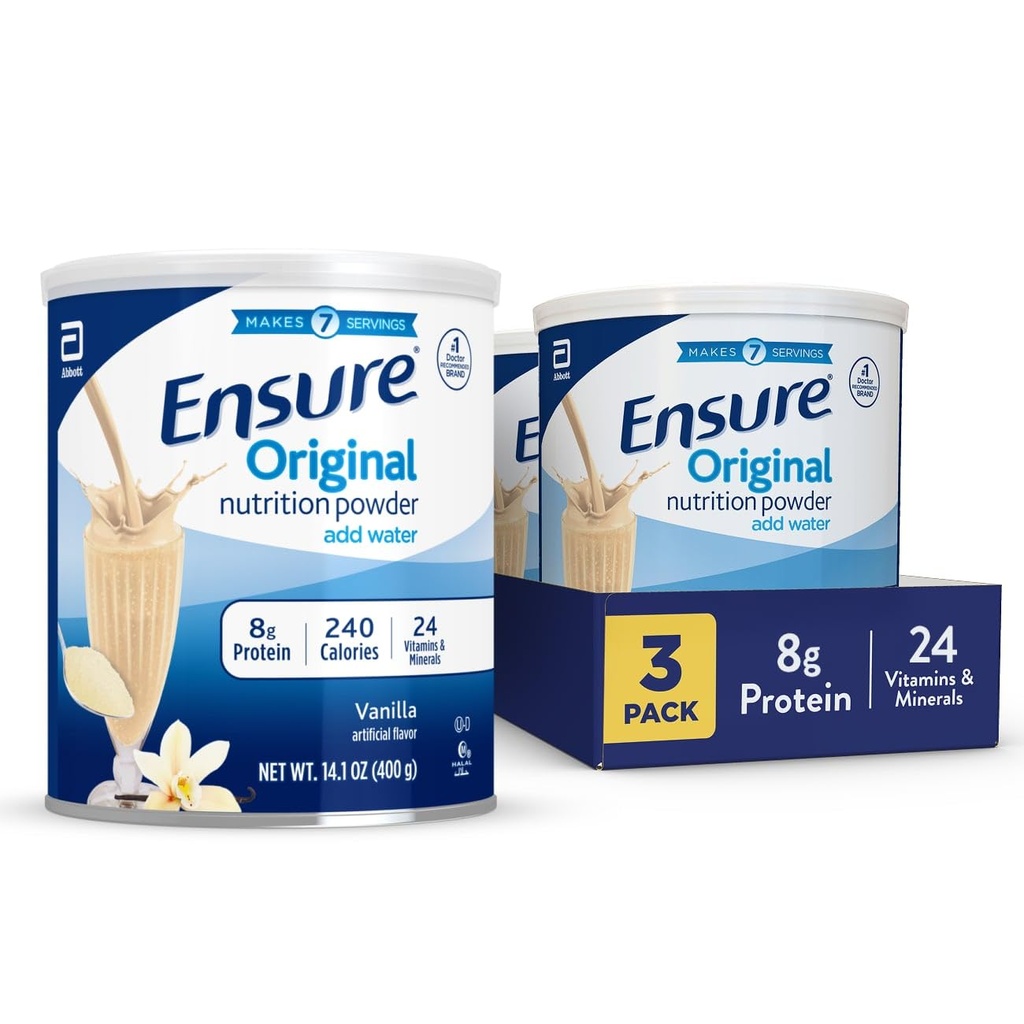 Zorg voor Originele Vanille Voeding Powder vanille Proteïnepoeder vanille Shake Mix Small Meal Replacement Shake Mix 8g Proteïne, 24 Vitaminen & Minerals Immune Health