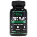 Biologische Lions Mane Supplement Capsules 2400 mg - Krachtige Nootrope - Helpt het behoud van geheugen, energie en geestelijke helderheid - Vegan Brain Booster Focus Pillen - Real Lion's Mane Supplement