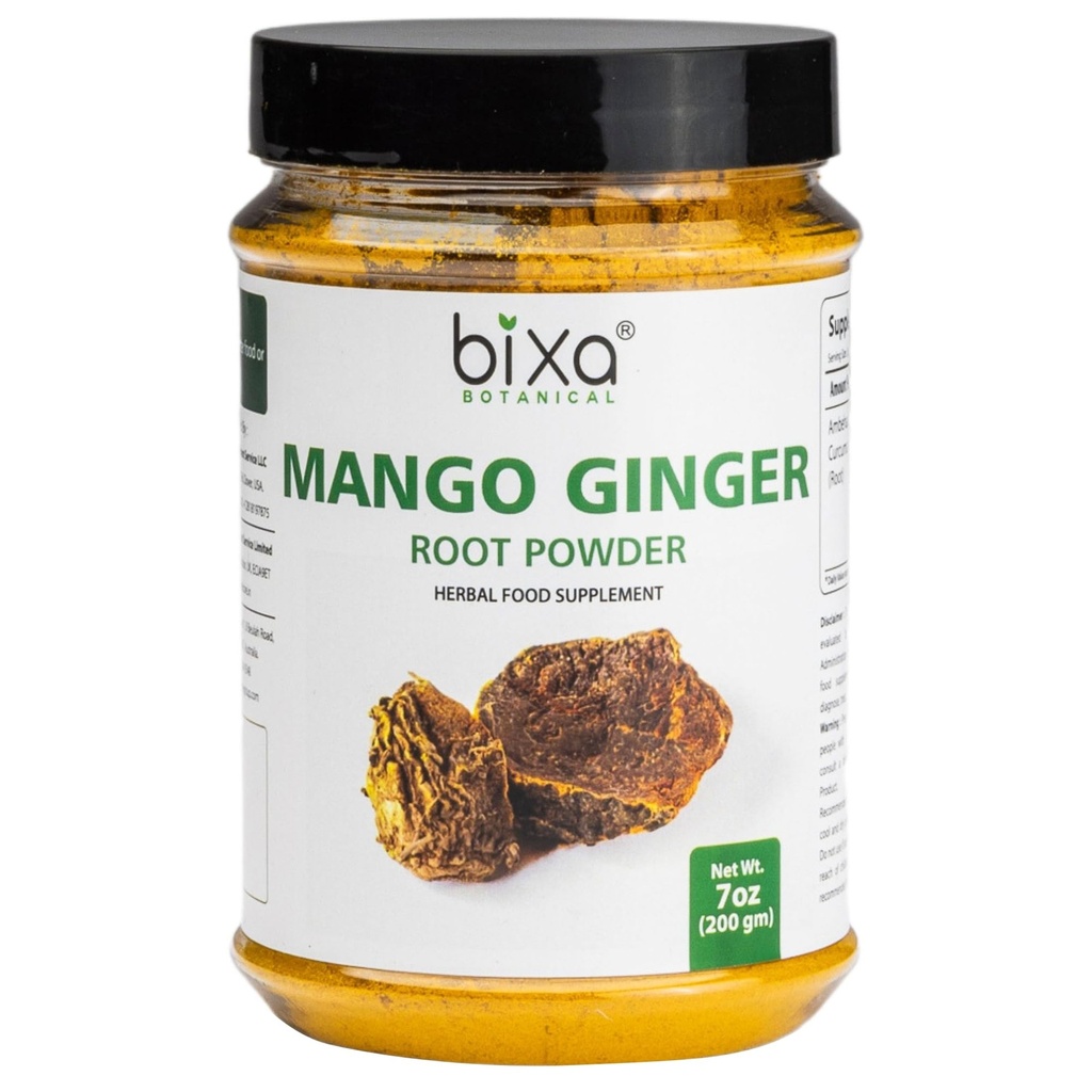 bixa BOTANIC Mango Ginger Root Powder 