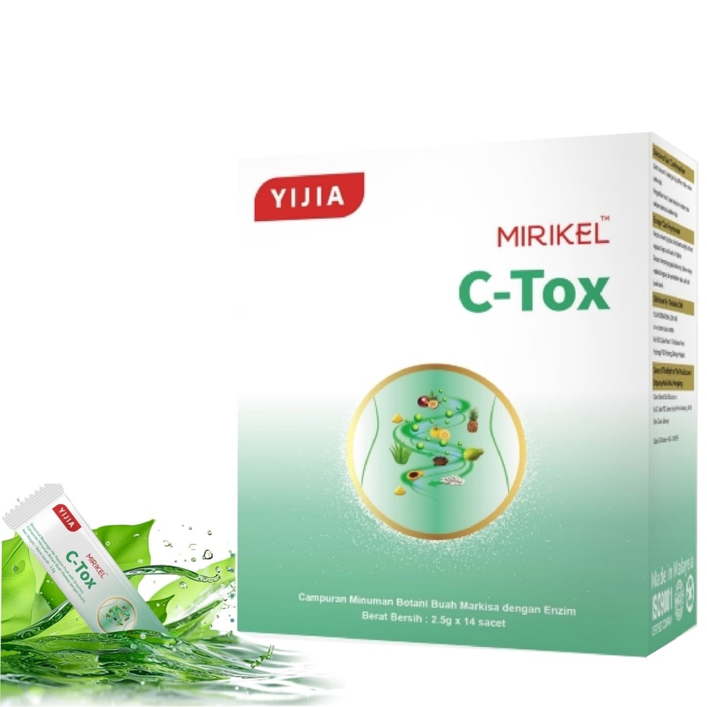 Usoway Healthcare Product, Daily Detox & Digestion Support, Natural Fiber Blend for Bloating Relief, Energy & Light Lifestyle.(14 Sticks, C-TOX)