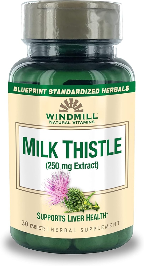 Windmolen Melkdistel 250 mg Tabletten 30 Tabletten