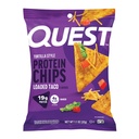 Quest Nutrition Geladen Taco Tortilla Style Proteïne Chips, 19g Proteïne, 4g Net Carb, Low Carb, Glutenvrij, 1,1 oz (pakket van 12)