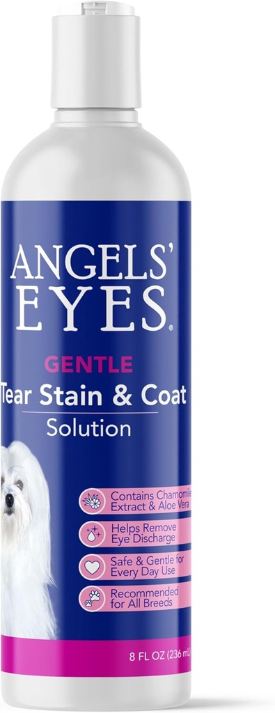 ANGELS' EYES Gentle Tear Stain Solution for Dogs and Cats 