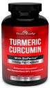 Kurkuma Curcumine met BioPerine Black Pepper Extract - 755 mg per capsule, 120 Veg. Capsules - GGO Free Tumeric, gestandaardiseerd tot 95% Curcuminoïden voor maximale potentie