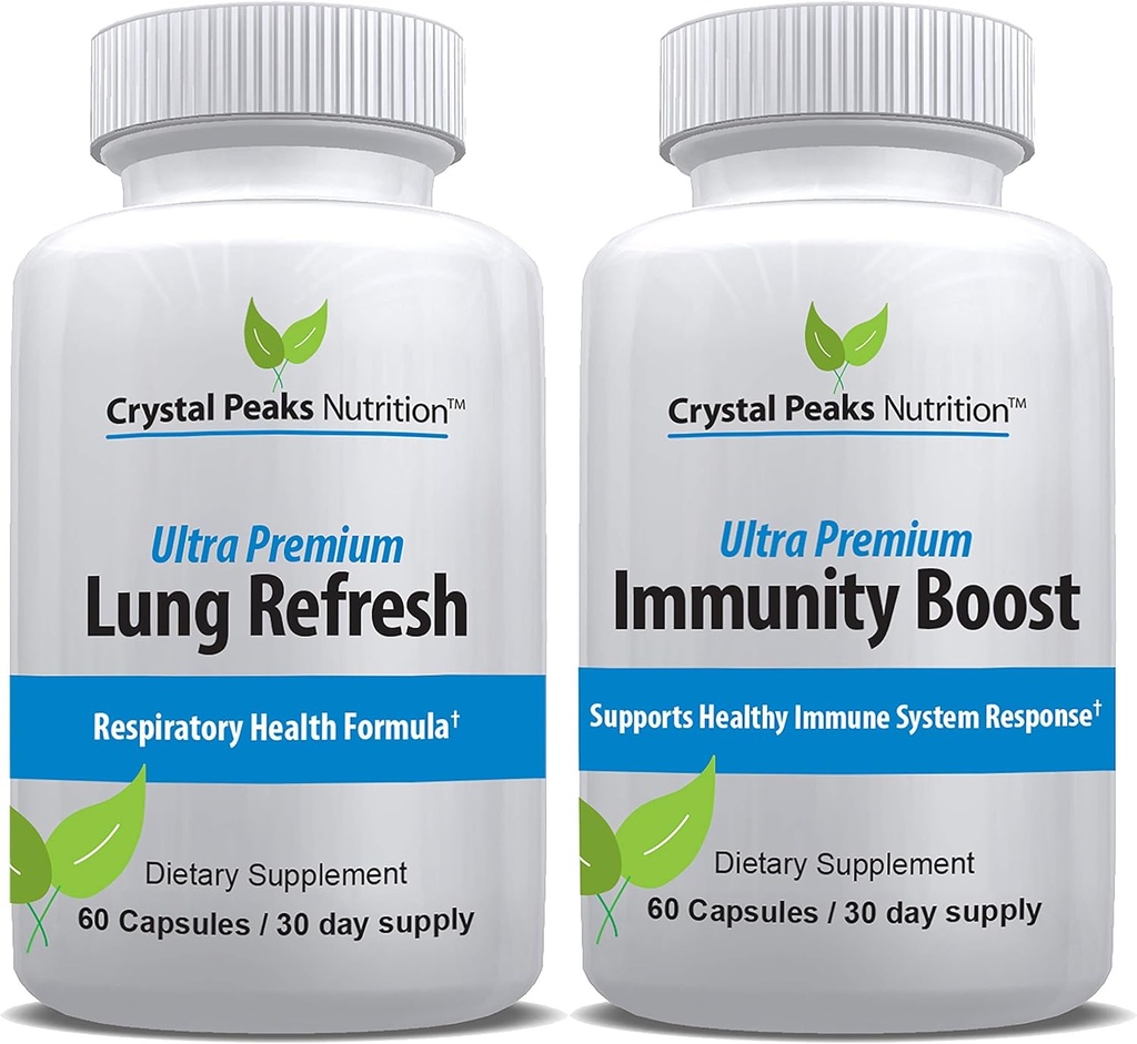 Lung Health and Immunity System Support Supplementen Verbeteren Ademhaling en Versterken van uw Immuniteit Verdediging 30-dagen levering van elke