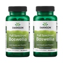Swanson dubbele sterkte Boswellia-Herbal supplement Promoting Joint Support-Ayurvedic Herb voor gezamenlijke flexibiliteit en mobiliteit Support-made w/Boswellia Serrata Resin-(60 Capsules, 800mg Each) 2 Pack