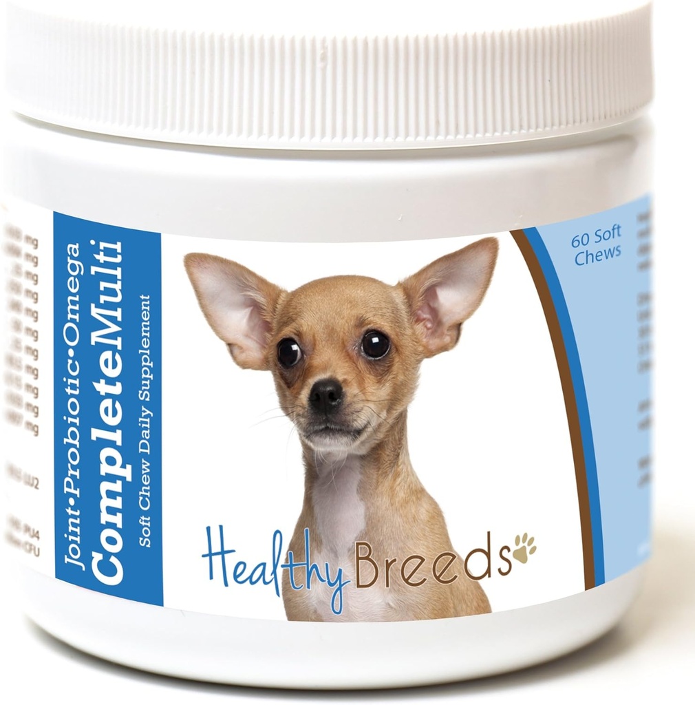 Gezond ras Chihuahua Alle in één Multivitamine Zachte Kauw 60 Tellen