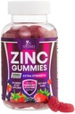 Zink Gummies 50mg - Bone Skin & Immune Support Health Gummy & Premium Antioxidant Kauwbaar voor volwassenen - Hoge Absorptie Veganistisch, Glutenvrije Zinksupplementen Vitamine - Smakelijke Berry Smaak - 120 Gummies
