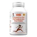 ANDREW LESSMAN Energie- en vetmetabolismefactoren 360 Capsules - Bevordert optimale vetverbranding en energiemetabolisme, met carnitine, groene thee, Guarana, Ginseng, B-complex. Gemakkelijk te slikken capsules