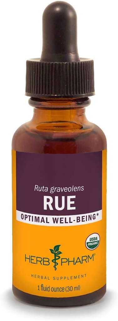 Herb Pharm Certified Organic Rue Liquid Extract - 1 Ounce