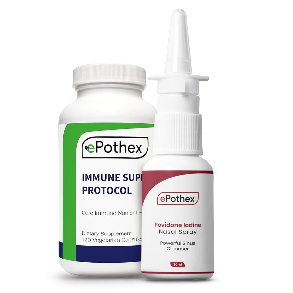 Immuunrespons herstel bundel - Immuun ondersteuning protocol - 1% Povidon Jodium neusspray