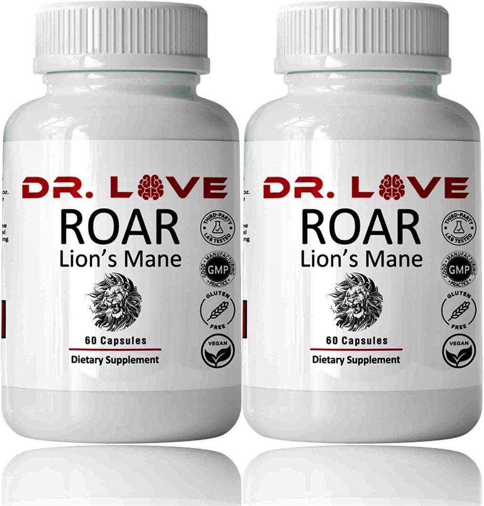 DR houdt van Roar Lions Mane Supplement, 60 capsules (2)
