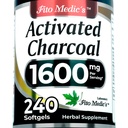 FITO MEDIC'S Lab Een niet-bewerkte Charcoal pillen 1600 mg per Serving 