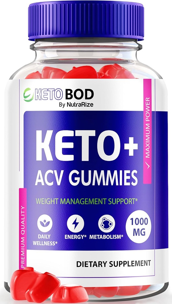 NutraRize KetoBod Keto ACV Gummies, Keto BOD Keto + ACV, Ketobodz Apple Cider Vinegar, KetobodACV 1000MG, Keto Body Plus ACV Gummy, Officiële Ketobodketo Reviews (60 Gummies)
