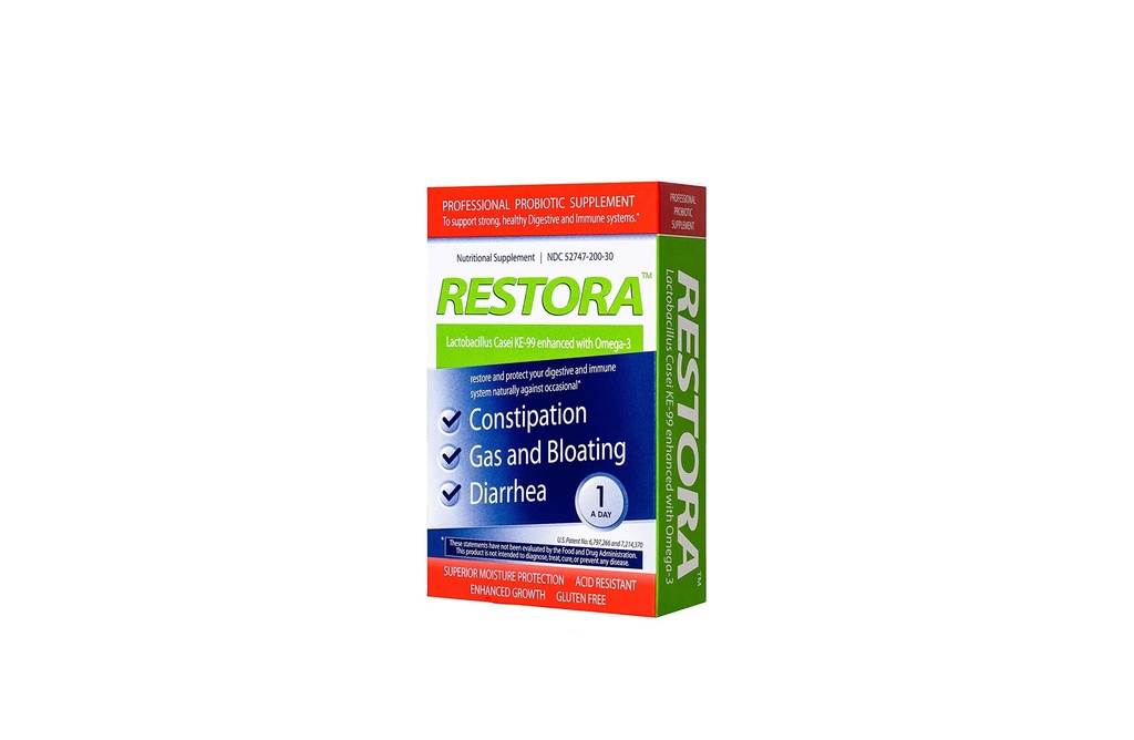 Restora Probiotic Supplement -Immunity Booster-gepatenteerd probiotic w