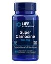 Life Extension Super Carnosine, L-carnosine, Luteoline, Vitamine B1, Spierondersteuning, Oefening Herstel, Hart Gezondheid, Glutenvrije, Niet-GMO, Vegetarisch, 60 Capsules