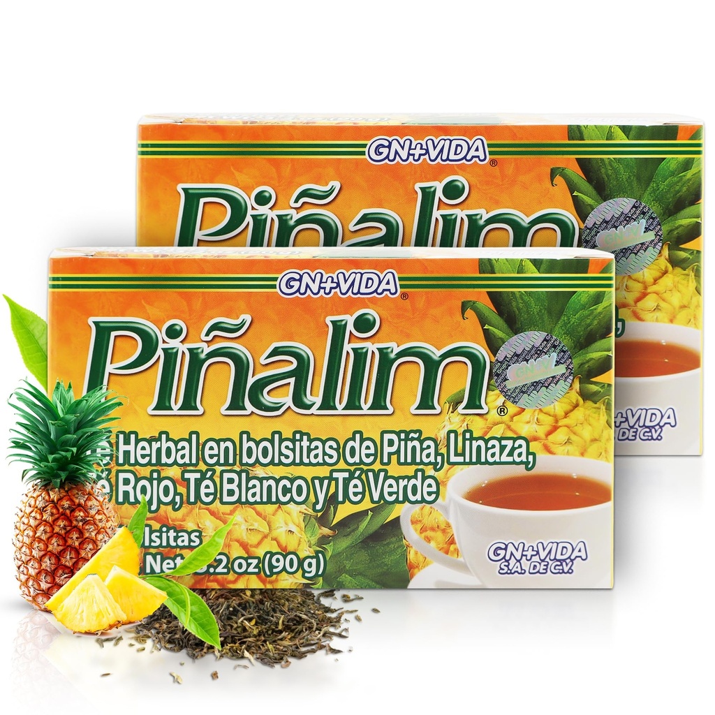 GN + VIDA Pinalim Thee Detox Thee Detox Thee Oneline Thee Bevat Rode Thee, Groene Thee, Witte Thee en Senna Leaf 