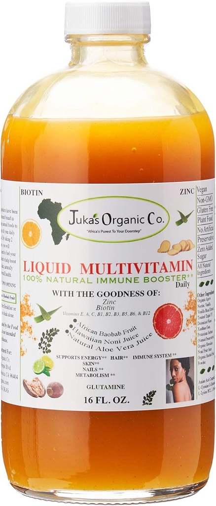 Juka's Organic Co. Vloeistof Multivitamine voor de huid 