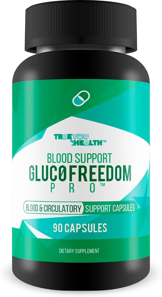 Blood Support Gluc0 Freedom Pro - Onze beste Blood Health Capsules - Blood Health Bloedbalans Supplement - Blood Health Supplements - Blood Boost & Blood Flow Supplement - Blood Circulatie Supplement