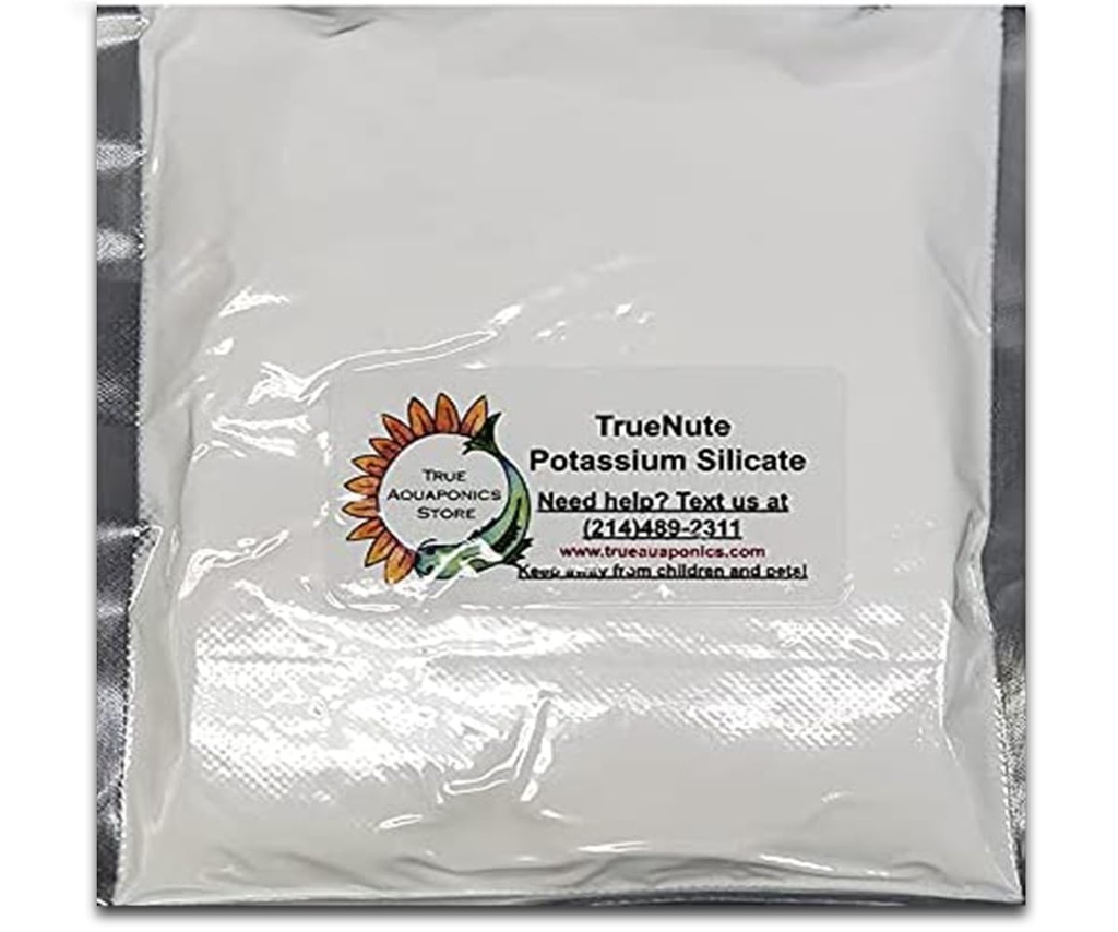 TrueNute Kalium Silicate in 64 Oz Packs, voor Aquaponics, Hydroponics, Bodem Drench en Foliar Spray om Kalium en Silicate Deficiënties te corrigeren en te helpen met hitte en droogte Stress