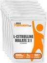 BulkSupplements.com L-Citrulline Malaat 2:1 Poeder - Nitric Oxide Boost, Citrulline Malate Supplement - Unflavored & Gluten Free - 3g per porties, 1kg (pakket van 5) (11 lbs)