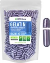 XPRS Nutra Formaat 0 Lege capsules - 500 Telle Lege Gelatine Capsules - Pillen DIY Capsule Vulling - Pure Bovine Pill Gel Caps for Do-It-Yourself Supplements (Pearl Paars)