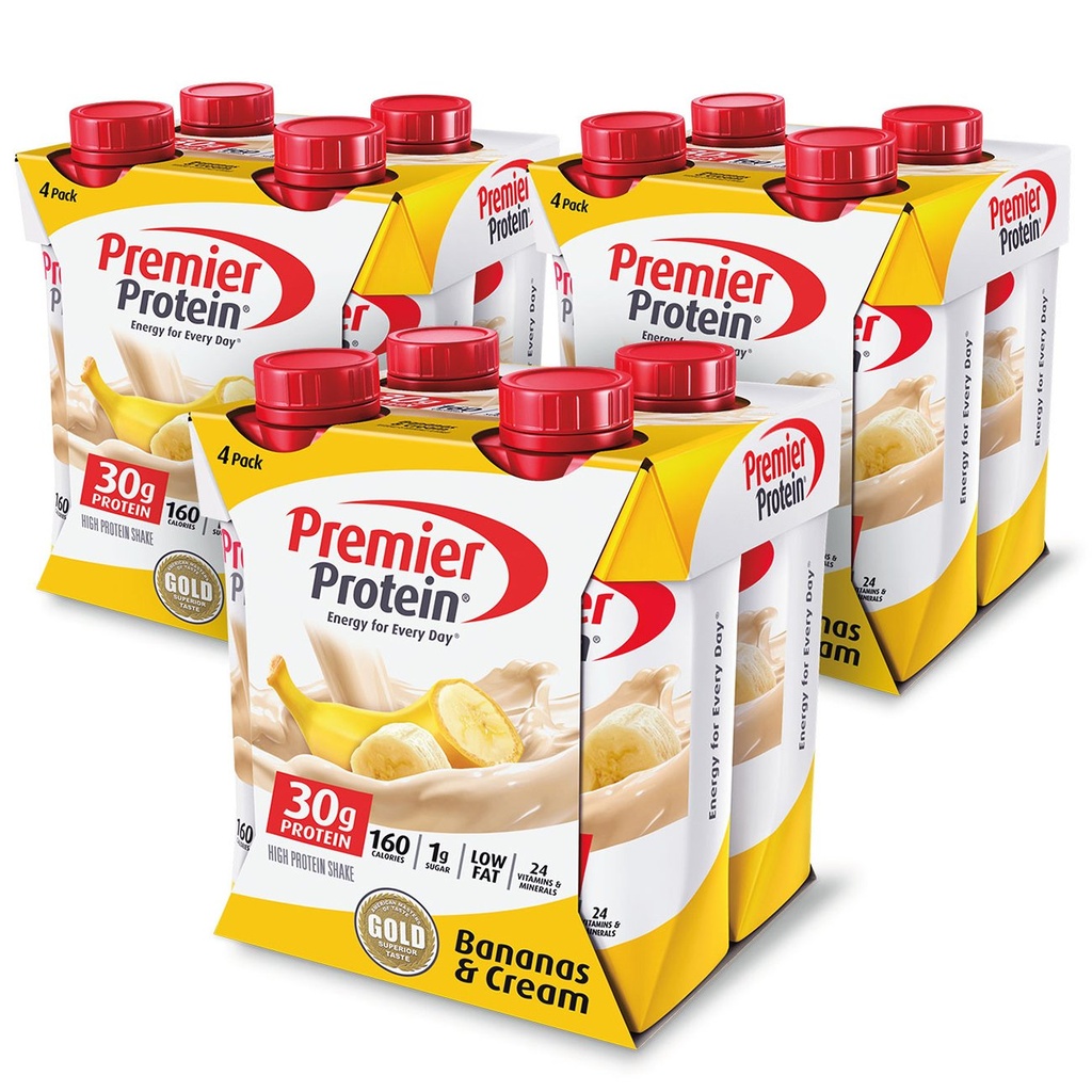 Premier Proteïne 30g Proteïne Shake, Banaan, 12 Tellen