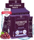 KEY NUTRIËNTEN Electrolytes Poederverpakkingen - Fruitige druiven 40 Pack Hydration Packets - Travel Hydration Powder - No Sugar, No Calories, Gluten Free - Made in USA