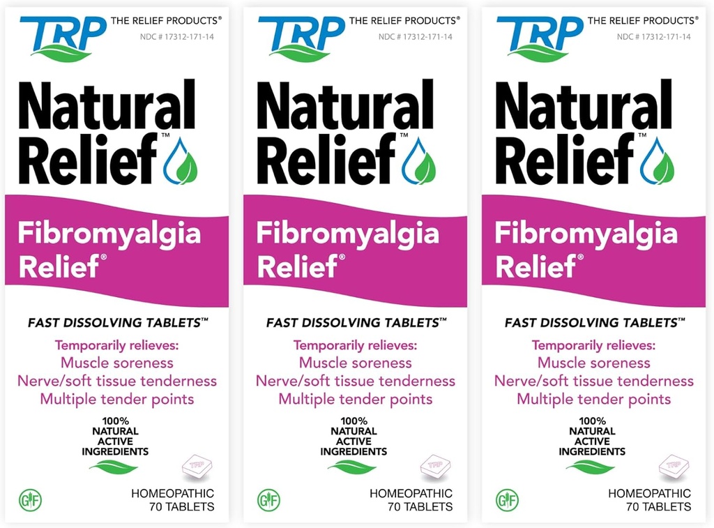 Fibromyalgie Verlichting voor tijdelijke verlichting van spierpijn Ongemak Tederheid Moeilijkheid om gewrichtspijn te verplaatsen (3 Pack)