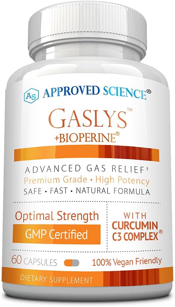 Goedgekeurde Science® GaslysTM - Soothe Digestieve Tract, Alleviates Gas en Maag Krampen - Artichoke Powder, Ginger, Fennel Seed - 60 Count - Pack of 1