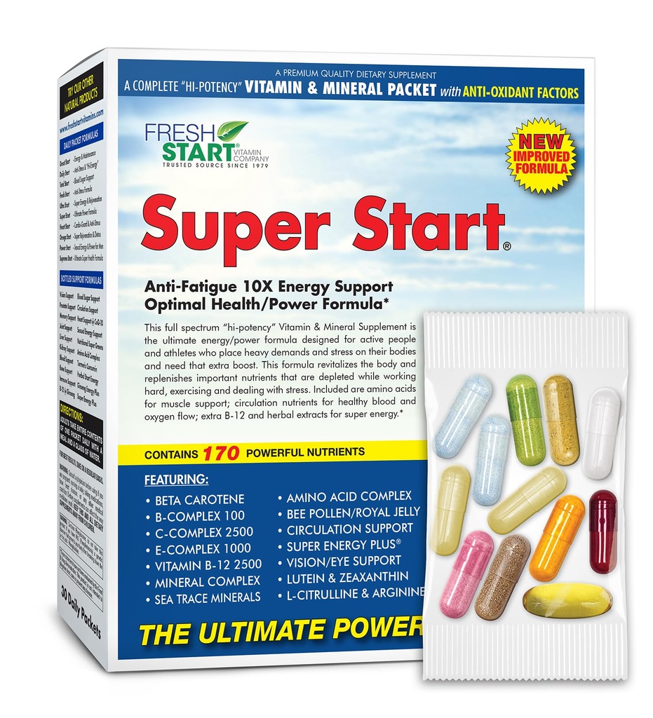 Super Start Complete Dagelijkse Vitamine Pack 