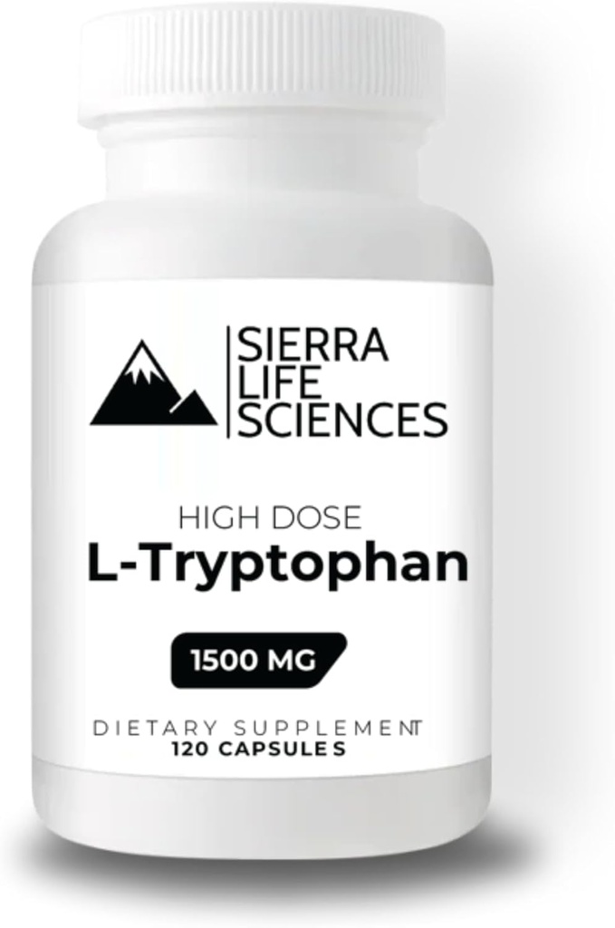 1500 mg hoge dosis L-Tryptofaan Max in gemakkelijk doorslikken capsules 