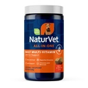 NaturVet All-in-One Dog Supplement - voor gezamenlijke ondersteuning, spijsvertering, huid, jasverzorging en hondenmultivitaminen met mineralen, Omega-3, 6, 9 . .