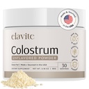 Bovine Colostrum Powder (Unflavored) Gras Fed Colostrum Supplement for Gut Health, Immune Support Healthy Hair, Skin & Nails - 30 Servings