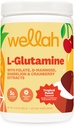 Wellah L-Glutamine Poeder Tropische Punch (50 porties) - 5g L-Glutamine Per portie, gezoet met Stevia