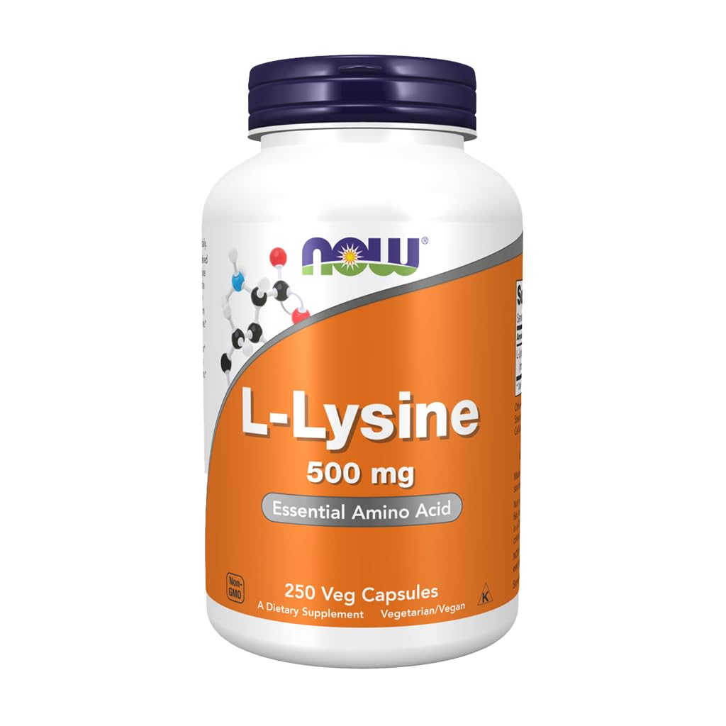 Nu Foods L-Lysine 500 Milligrammen, 250 tabletten