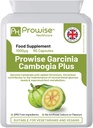 Garcinia Cambogia 1000mg 60 Capsules - UK Vervaardigd GMP Normen door Prowise Healthcare - Geschikt voor vegetariërs en veganisten