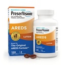 PreserVision AREDS Oogvitaminen, #1 Oogarts Aanbevolen Merk, Multivitamine met Luteïne, Vitaminen C & E, Zink en Koper Supplementen, 120 Softgels