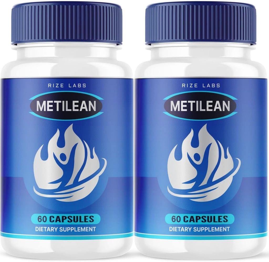 (2 Pack) Metilean Weight Loss Supplement, Metilean Diteary Pillen te smelten Stubborn Belly Fat, Metilean Advanced Formula to Lose Pounds, Metilean Pastillas Reviews (120 Capsules)