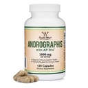 Andrographis Capsules Max Andrographides - 1000mg Serving Size (120 Capsules) with AP-Bio (Patented Andrographis Paniculata Extract) - Klinisch bestudeerd voor Immune System Health by Double Wood