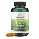 Swanson Premium- Kurkuma '&' Black Pepper - Antioxidant, Digestie '&' Gezamenlijke ondersteuning - 90 Veg Caps