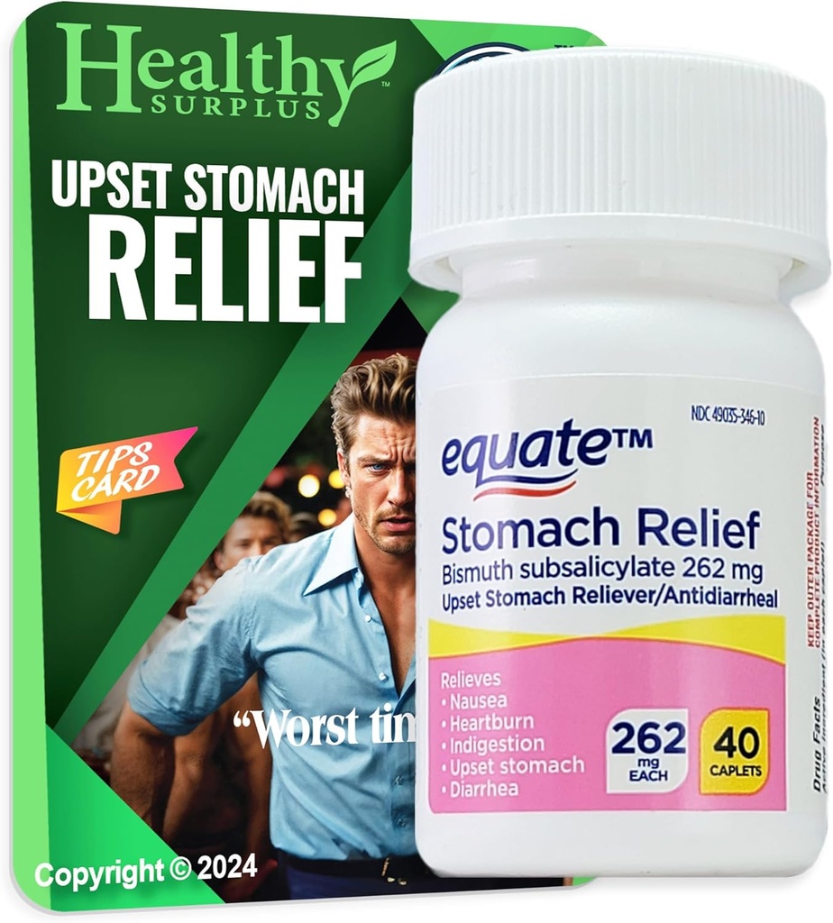 Gezonde Maagverzachting - Bismut Subsalicylaat 262 mg 40 Capletten