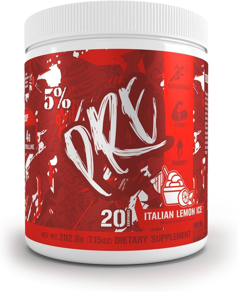 5% Voedingscode Red Series Pre Workout Powder for Men & Women 