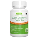 Igennus Hoge Absorptie Super Vitamine C, Clean Label Pureway-C 1000mg, Vegan Vitamine C met Bioflavonoïden, 60 porties, 24-uurs actie, Immune Health, Energie, Hart & Hersenen