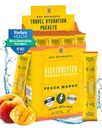 KEY NUTRIËNTEN Elektrolyten Poeder Pakjes - Tropical Peach Mango 20 Pack Hydration Packets - Travel Hydration Powder - No Sugar, No Calories, Glutenvrij - Made in USA