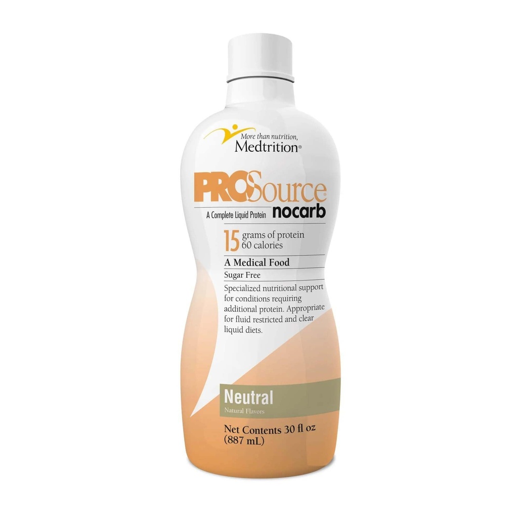 ProBron NoCarb vloeibaar eiwit, Neutrale smaak, 30 Ounce fles - 1/Elke