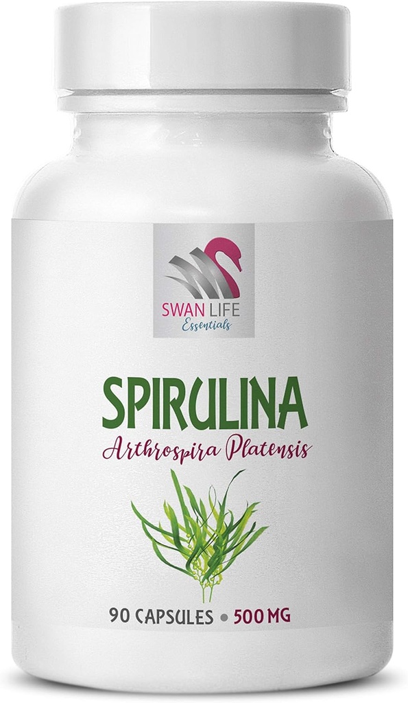 spirulina blue - energy bits spirulina chlorella tablets - SPIRUILINA 500MG - spirulina and chlorella powder organic, Spirulina Herbal Supplements, Organic Immune Support Supplement, spirulina - 1B